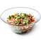 NUTRIUPS Large Glass Mixing Bowl, 4.1L Big Glass Salad Bowls, Clear Deep Glass Bowls for Mixing