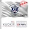 Double Sided US Coast Guard Military Flag 3x5 Outdoor Heavy Duty 3Ply Polyester United States Coast Guard USCG Flags Banners with 2 Brass Grommets