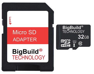 BigBuild Technology 32GB Ultra Fast 80MB/s MicroSD Memory Card for Samsung Galaxy Tab A SM-T580 Tablet, SD Adapter Included