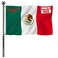 Jayus Mexico Flags 5x8 Outdoor Double Sided Heavy Duty Mexican MX National Flag Banner with 3 Grommets