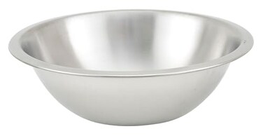 Winco Browne S873 Heavy Duty Mixing Bowl, 3 Quart, Stainless Steel