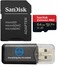 SanDisk UHS-I 64GB Memory Card Extreme Pro Version with MicroSDXC Adapter Compatible with Osmo Action 5 Pro Camera SDSQXCU-064G-GN6MA - Bundle with (1) Everything But Stromboli MicroSD Card Reader