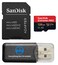 SanDisk 128GB Extreme Pro MicroSDXC UHS-I Card with Adapter Compatible with Osmo Action 5 Pro Handheld Camera (SDSQXCD-128G-GN6MA) Bundle with (1) Everything But Stromboli MicroSDXC Reader