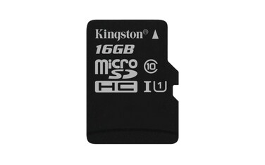 Kingston SDCS/16GBSP Canvas Select - Flash Memory Card - 16 GB - UHS-I U1/ Class10 - microSDHC UHS-I