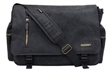 Cocoon MMB2704BK Urban Adventure 16" Messenger Bag (Black), X-Large