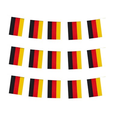 German Flags Germany Small String Mini Flag Pennant Banner Decorations