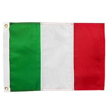 FRF FLAG Italian Flags 12x18 Inch Sewn Stripes Italy Flag for Boat Outdoor Heavy Duty with Brass Grommets&hellip;