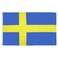 AZ FLAG - Sweden Flag - 2x3 Ft - 100D Polyester Swedish Banner with Two Metal Grommets - Fade Resistant - Vivid Colors - 2' x 3' Feet - 90x60 Cm