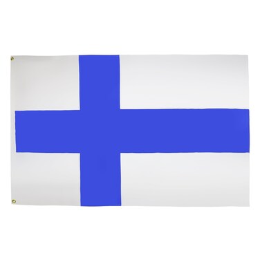 AZ FLAG - Finland Flag - 2x3 Ft - 100D Polyester Finnish Banner with Two Metal Grommets - Fade Resistant - Vivid Colors - 2' x 3' Feet - 90x60 Cm