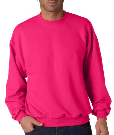 Jerzees Adult 8 oz. NuBlend&reg; Fleece Crew L CYBER PINK