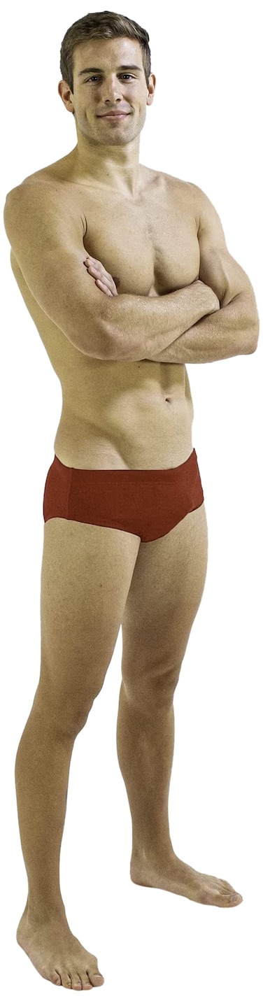 FINIS Men's Standard Aqua Short Solid Red 26