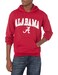 Blue 84 Men's Alabama Crimson Tide Hoodie Team Color Arching Over, Crimson, Large
