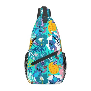 Sling Bag,Stitch Crossbody Sling Backpack Travel Hiking Chest Bag Daypack for Purses Shoulder Bag Women Men's
