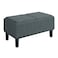 Convenience Concepts Designs4Comfort Brentwood Storage Ottoman, Gray Fabric