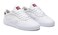 Lakai Skateboard Shoes Cambridge White/Burgundy Leather Size 9.5