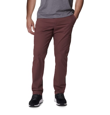Columbia Mens Pine Canyon Hiking Pants, Light Raisin, 38W x 32L US