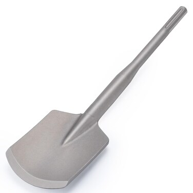 SDS Max Clay Spade, TOOVEM 4.5 x 17 Inch SDS Max Floor Scraper Bits Steel Removal Tool, Concrete Breaker SDS Max Chisels Bit for Rotary Jack Hammer Bits Drill, Thinset Scraper Adhesives Remover