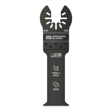 Imperial Blades IBOA133-10 One Fit 1-1/4" Extended Plunge Thick Wood Blade, 10PC, Multi