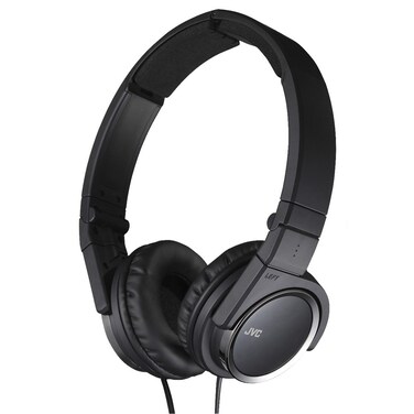 JVC HAS400W Carbon Nanotube On-Ear Headband Headphones (White)