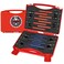 EAWONGEE Nut Driver Set, 1/4" Hex Shank Magnetic Nut Driver Set for Impact Drill, SAE/Metric Magnetic Socket Set (1/4"-9/16", 6-14mm), 16Pcs Color Coded Magnetic Nut Setter Set with Toolbox