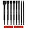 NEIKO 10067A Magnetic Impact Nut Driver and Power Bit Tool Set   8 Pieces, SAE   6 Inches   Shank Nut Driver Bits Setters   Magnetic Tip Sockets   1/4 Inch Hex Shank