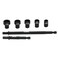 ARES 27087 &ndash; Nut Driver Set &ndash; Metric Magnetic 7-Piece &ndash; Detachable and Cleanable &ndash; Radial 6 Point Drive Sockets Load on Flats - Removable Socket Ends for Easy Cleaning &ndash; Heavy Duty CR-V Steel