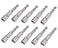 Saipe 10pcs 1/4" Hex Shank Impact Nut Driver Socket Set 7mm/9/32" Drill Nut Driver Bit, 2.5" Length