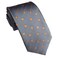 Men's Basketball Necktie - Basketball Tie - Grey Basketball Necktie - Basketball Gift - Men's Basketball Gift (Regular Length)
