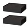 Lizipai Modern Floating Bedside Table, Bedside Shelf,Night Stands Side Table with Drawer, 19" X 13" X 5.9", Black