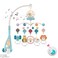 Eners Baby Crib Mobile with Music and Lights, Mobile for Crib with Remote Control, Rotation Baby Musical Hanging Toy, Baby Mobile for Bassinet for Newborn Infant Boys Girls Toddles (Green)