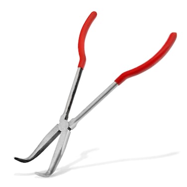 ABN Long Reach 10in 90-Degree Bent Nose Pliers for Hard-to-Reach Narrow Spaces and Limited Clearance Areas