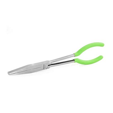 OEMTOOLS 22644 11 Inch Long Reach Duck Bill Pliers, Wire Cutters, Long Nose Pliers, Easy To Access Tight Spaces, Powerful Grip