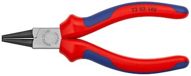 KNIPEX Round Nose Pliers, Multi-component Grips, Blue/Red