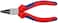 KNIPEX Round Nose Pliers, Multi-component Grips, Blue/Red