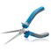 SPEEDWOX 6 Inches Needle Nose Pliers Mini Extra Long Nose Precision Nippers Thin Flat Jaws Micro Functional Precision Wire Looping Fine Pliers with Spring Craft Small Jewelry Making Tools