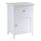 Winsome Eugene Accent Table, 18.90&quot;W x 14.96&quot;D x 25&quot;H, White