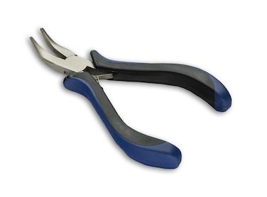 Huron Pliers, Springloaded Bent Nose