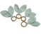 Maison Charl&ocirc;   Set of 4 Bunny Ears Napkin Rings   Home Decor, Dining Table Decor   Easter Decorations for Table   Water Green