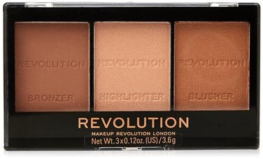 Makeup Revolution Ultra Sculpt and Contour Kit Ultra Light/Med C04, Mixed, 10.8 g (Pack of 1)