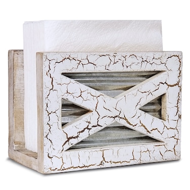 Rustic Napkin Holder For Table Farmhouse Napkin Holder Wood Napkin Holders For Kitchen White