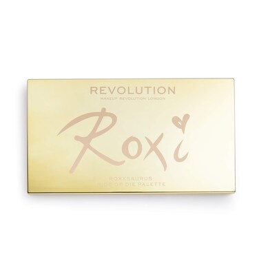 Makeup Revolution X Roxxsaurus Ride or Die Eyeshadow Palette, Matte &amp; Shimmers, 18 Shades, Cruelty-Free, 0.43 Oz