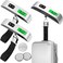 Jeffbaubl 3 Pack Digital Luggage Scale,Luggage Weight Scale,110LB Baggage Scale with Backlit LCD Display,Portable Hanging Baggage Scale,Suitcase Weight Scale with Hook for Travel Home
