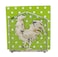 Metal Rooster Design Tabletop Napkin Holder/Freestanding Tissue Dispenser,Rustic White