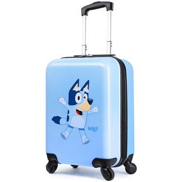 Bluey Kids Luggage with Wheels, Carry On Small Travel Suitcase - Kids Vacation Essentials