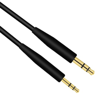 Adhiper Replacement SoundTrue Headphone Extension Audio Cable Cord Compatible with Bose On-Ear 2/OE2/OE2i/QC25/QC35/Soundlink/SoundTrue Headphones (Black)