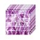 VIRANDA 20-Sheet Tiles Stickers Peel and Stick Backsplash Wall Tiles for Kitchen Bathroom,Purple 7.9"x7.9