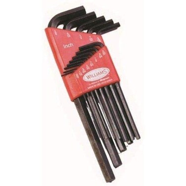 Williams 10113 Short Hex Key Set, 13-Piece