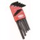 Williams 10113 Short Hex Key Set, 13-Piece