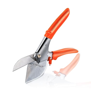 Versatile Multi-Angle Miter Shear Cutter for Precision Cutting: 45-135 Degree Adjustable, Perfect for Soft Wood, Plastic, PVC, Crafts, Molding, Trunking - Easy Use &amp; Quick Accurate Cuts