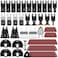20PCS Wood/Metal Oscillating Multitool Quick Release Saw Blades Fit Fein Multimaster Porter Cable Black &amp; Decker Bosch Dremel Craftsman Ridgid Ryobi Makita Milwaukee Dewalt
